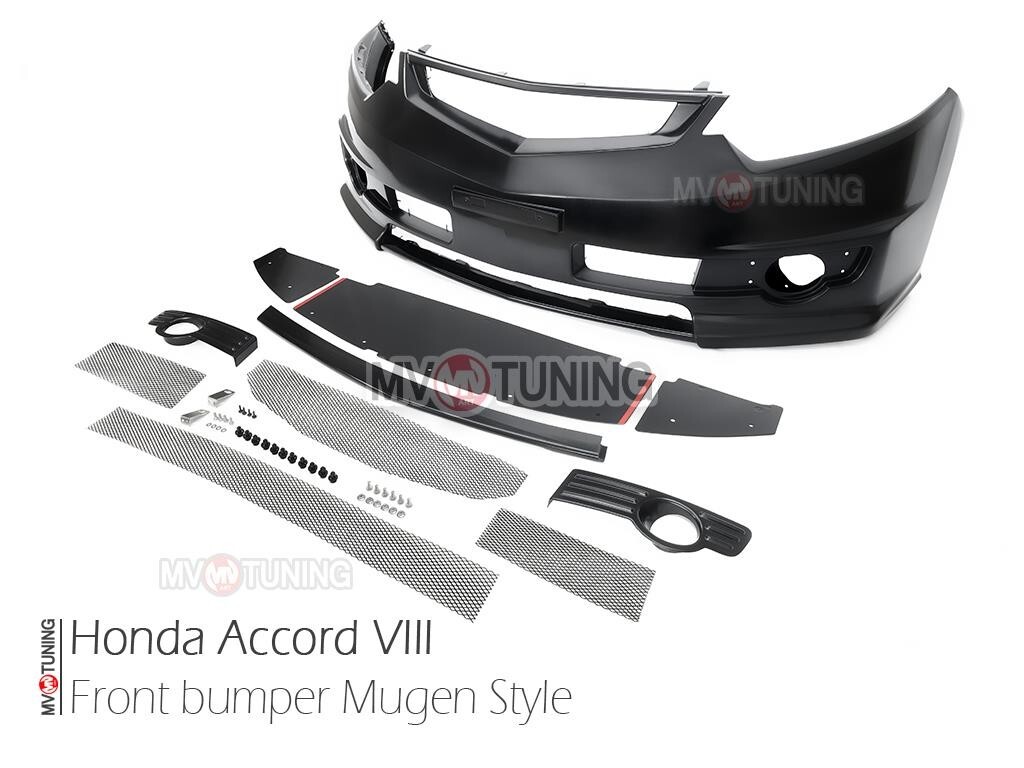 MV-Tuning Front Bumper "Mugen Style" for Honda Acord VIII / Acura TSX 2008-2014