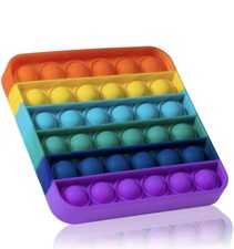 Push Pop Bubble Fidget Sensory Toy- Colorful Square