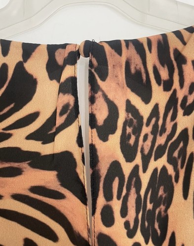 Asos design petite leopard dress size 12 - Picture 5 of 6