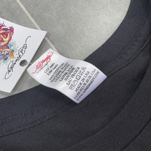 Ed Hardy by Christian Audigier Tattoo Heart Skull T-Shirt with Tag Size XL - Picture 9 of 17