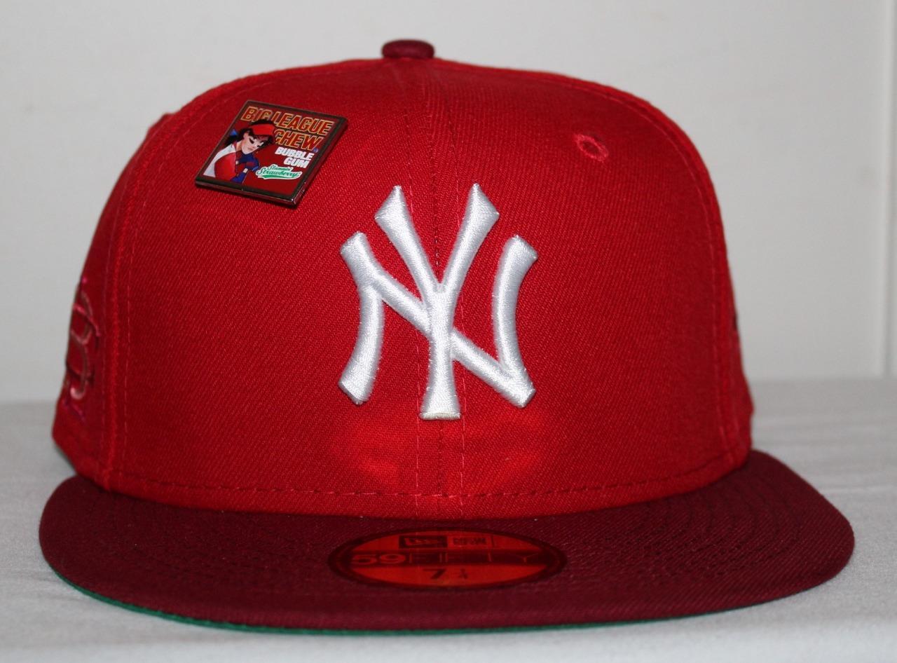 bubble gum yankees hat