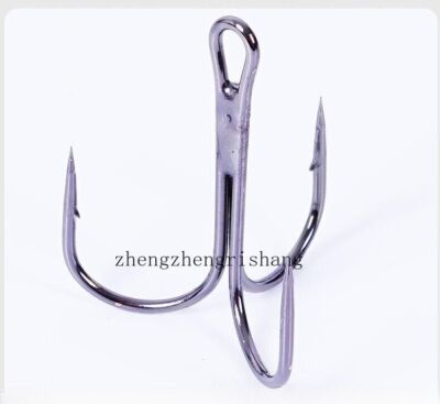 20/50Pcs Large Size High Carbon Steel Treble Hooks 4/0 5/0 6/0 7/0 8/0 9/0  10/0# | eBay