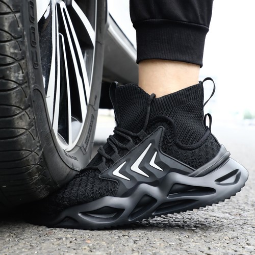 Lightweight Safety Shoes Mens Womens Work Boots Steel Toe Cap Mesh Sneakers - Picture 10 of 25