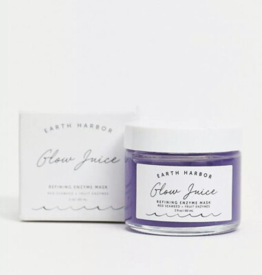 Earth Harbor Glow Juice Refining Enzyme Face Mask | Seaweed 2 fl oz Vegan
