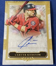 2020 Topps Five Star Nationals Carter Kieboom FSA-KIE On-Card Autograph Card