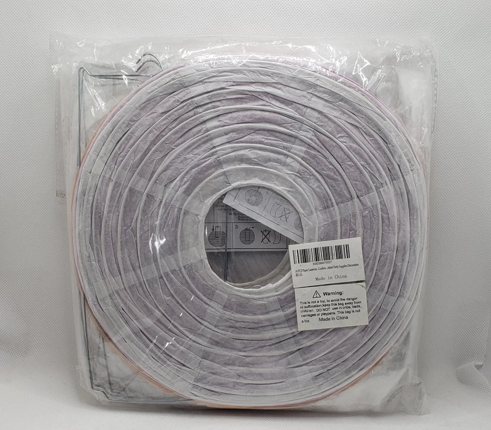 14 PIEZAS Linternas de Papel Chinas, Redondas Decorativas, Linternas Colgantes de Pañuelo Chino Foto 3 de 4