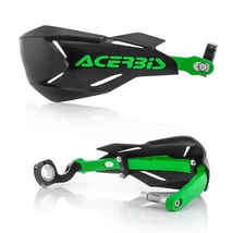 Acerbis X-Factory Black Green Handguards Kawasaki KX 250 F 2004 - 2019