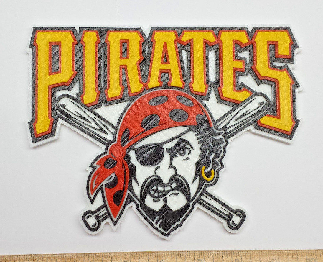 Pittsburgh Pirates 3D Baseball Logo Emblem, Ornament or Magnet !!