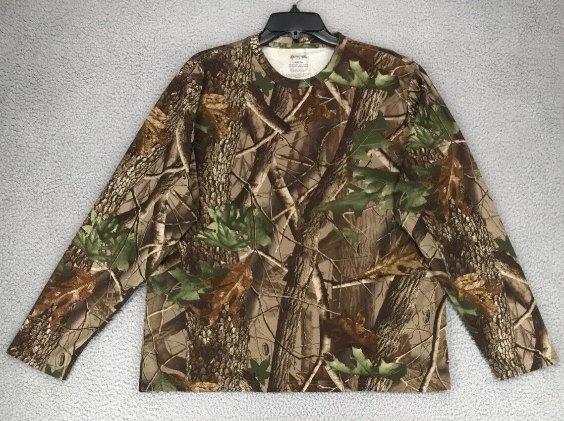 トップス WOODBLOCK LS MESH RUGGER SHIRT REAL TREE Mesh Real Tree Hunting Shirts & Tops for sale | eBay
