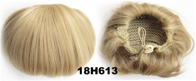 Haarteil Hepburn Dutt Chignon Braut Hochsteckfrisur Haarverlängerung  25 FARBEN