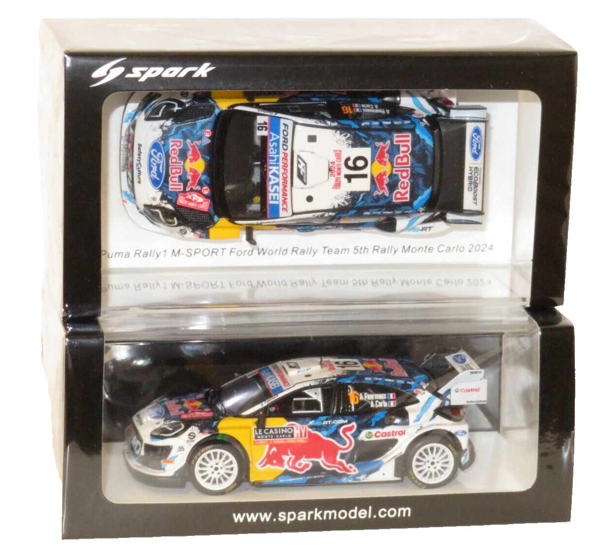1/43 Ford Puma Rally1  Red Bull   MS-RT  Rally Monte Carlo 2024 #16 A.Fourmaux