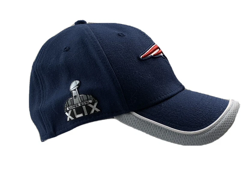 New England Patriots Hat Superbowl XLIX 49 New Era Fitted Cap Med Lg 39Thirty