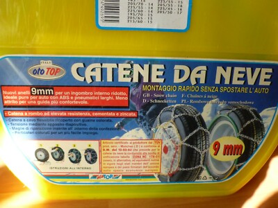 KAWIN Catene Da Neve 205/45-16 Omologate V5117 – Facili Da Montare, Perfette Su Ghiaccio