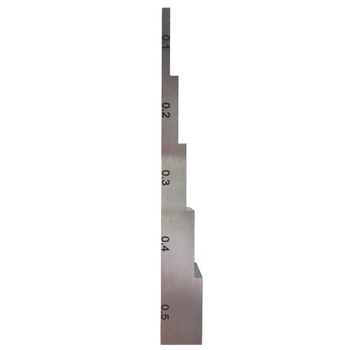 5 Stufen Test Kalibrierblock 304 Edelstahl für Ultraschall Dickenmessgerät - Bild 5 von 6