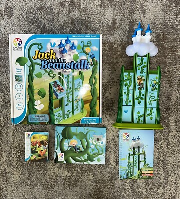 SmartGames Jack and The Beanstalk Deluxe Puzzle Kids Game for Ages 4+ Complete 
