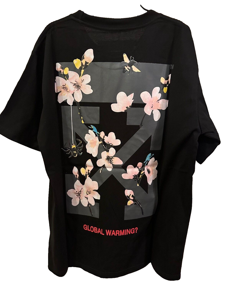 2013 Main Label Off-White Black Global Warming Blossom Virgil