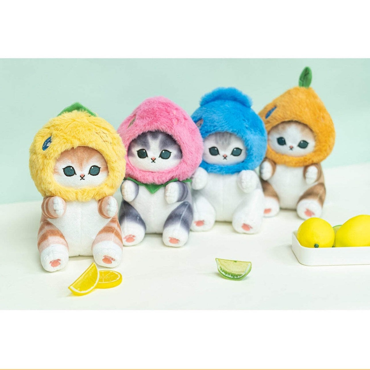 NEW Mofusand Meow & Fruits 9 inch Cat Plush Miniso AUTHENTIC