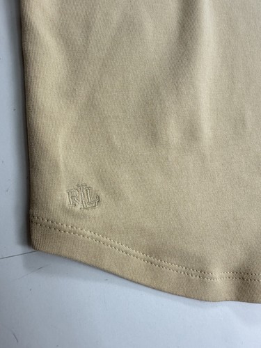 Ralph Lauren Women's Cotton Puff Sleeve Henley Top Brown Size Small Petite - Imagen 8 de 8