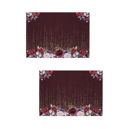2 Pack Floral Backdrop Towel Child Studio Prop Party Backdrop