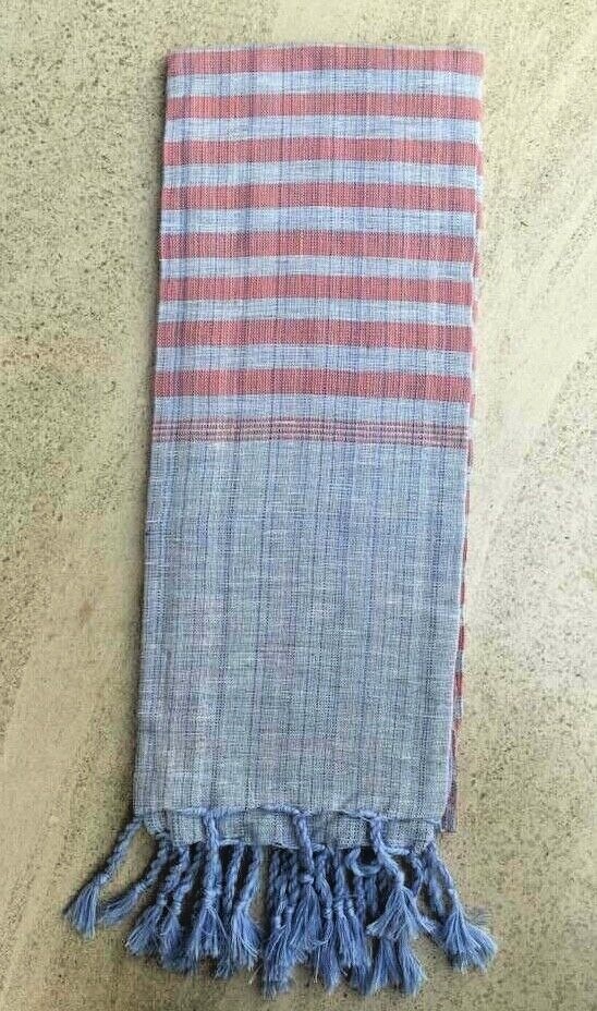 Krama Khmer Traditional Blue Scarf Mixed 100 Cotton Woven Cambodia Asia 132 eBay