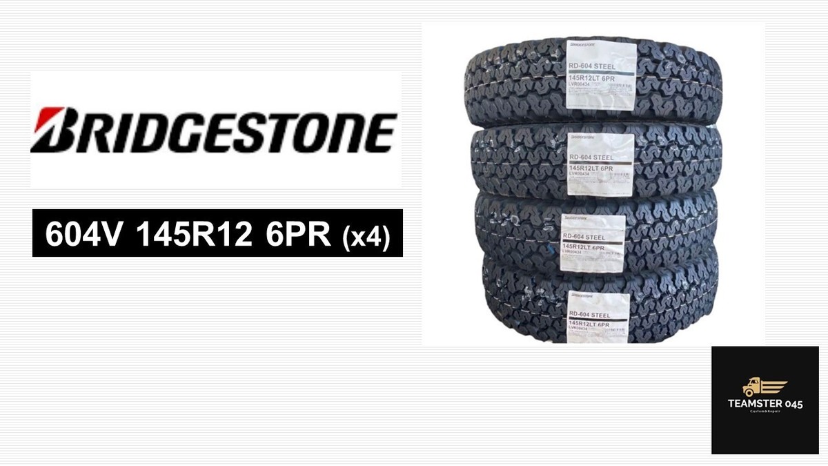 こ*ら様 BRIDGESTONE 145/80R12LT 80/78N 2024 BRIDGESTONE ECOPIA R710 145/80R12LT 80/78N (x4) Set Kei