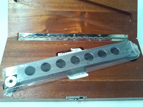 Johansson 10625 Brown & Sharpe High Accuracy 10" Sine Bar, NOS, + Hardwood Case