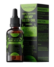 100% Natural Hemp Seed Oil to reduce Knee Back Pain, Shoulders,Better Sleep-30ml