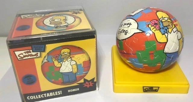 The Simpsons, Homer Puzzleball 60 pce by Blue Opal, Collectable # 1, 2007 Rare - image 2 of 4