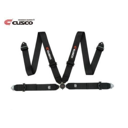Cusco 00B CRH N4BK Racing Harness Set Black 4-Point Shoulder: 3" Lap: 3" - Picture 1 of 1
