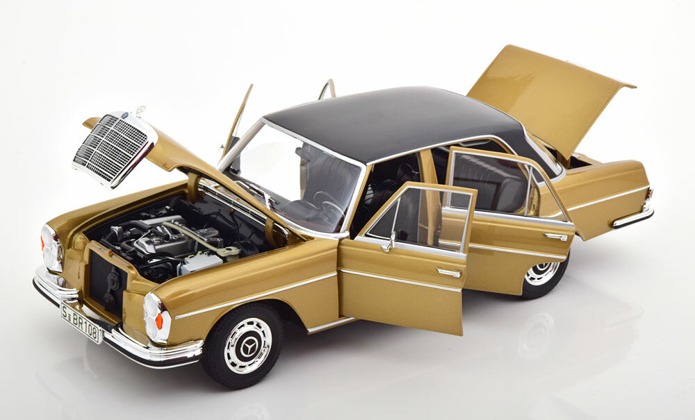 Norev 1968-1972 Mercedes 280 SE W108 Saloon Golden/Black