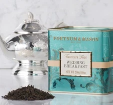 Fortnum Mason Wedding Breakfast William Kate Tea Large 250g Tin- DEC 2027