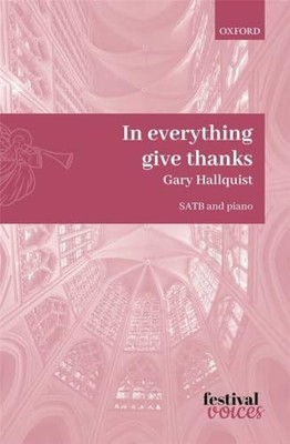 In everything give thanks by Gary Hallquist NEW BOOK