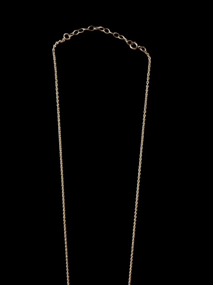 Красивый 14K золото заполненное GF текстурированная подкова ожерелье 1/20 14KT регулируемый - Изображение 3 из 4