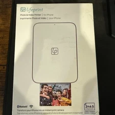 Lifeprint Portable Photo Video Printer for iPhone 3" x 4.5"  - White