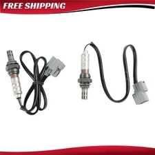 2PCS Front & Rear Oxygen Sensor O2 Sensor For 2001-2005 Honda Civic 1.7L