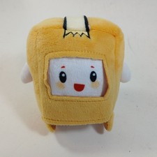 Lankybox Boxy Plush 5" Bonkers Toys Stuffed Animal Toy Yellow Orange White 2023