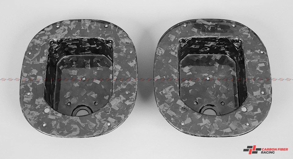 Forged Carbon Fiber Tail Light Housings for Hummer H1 (1992-2006) - Image 3 of 3