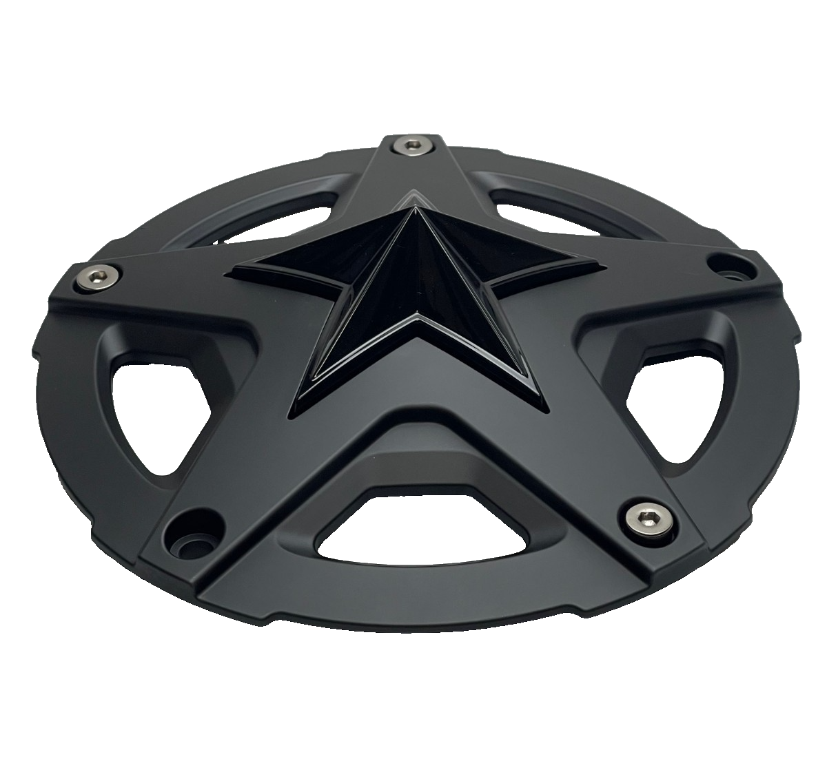 XD Series XD827 Matte Black W/Gloss Black Star Wheel Center Cap