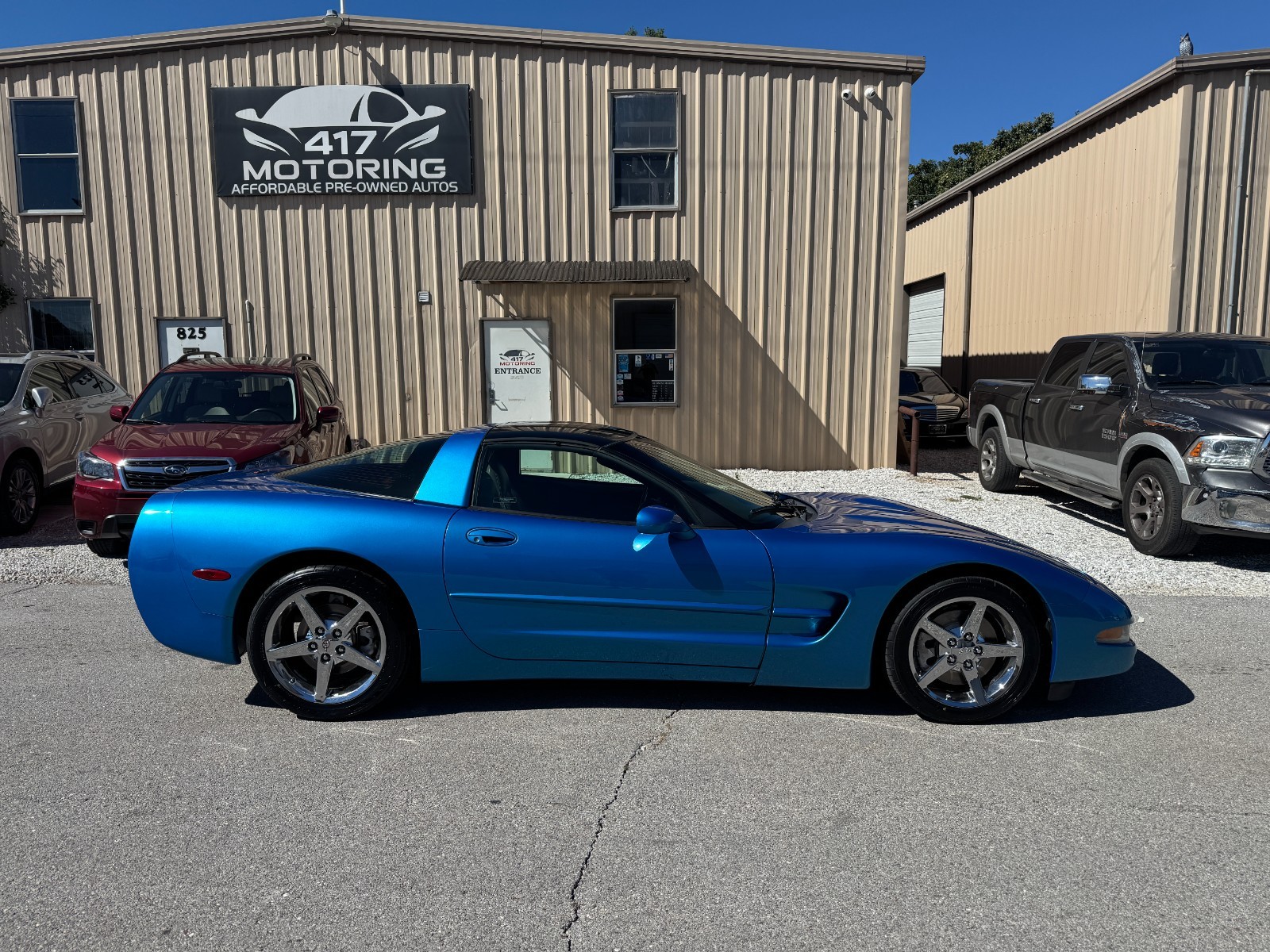1998 Blue Chevrolet Corvette   | C5 Corvette Photo 2