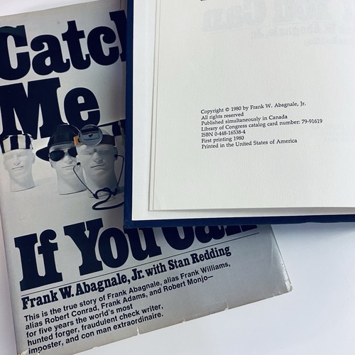 Frank Abagnale Jr. • Catch Me If You Can • First Edition, First Printing, Signed - Picture 10 of 12