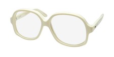 NEW VALENTINO VLX-177 EYEGLASS FRAME FULL-RIM ITALY OVERSIZED IVORY PLASTIC