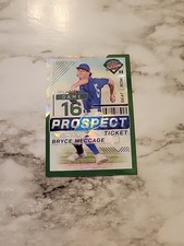 2024 Panini Prospect Edition Bryce Meccage #58 Green Cracked Ice /99