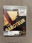The Saboteur PS3 Sony PlayStation 3 2009 CIB Complete w/ Manual Tested Working