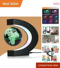 Magnetic Levitation Globe LED Lights Decorative Floating World Map Gadget