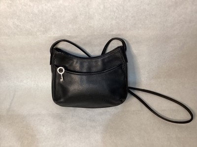 Vintage Fossil 75082 Leather Shoulder Bag Purse Handbag Pebbled Leather