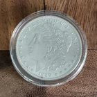 1889 Morgan Silver Dollar $1 Uncertified Coin in Protective Capsule