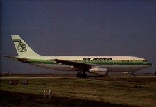 Air Afrique A300 B4 Airbus Abidjan Cote d Ivoire vintage postcard w680