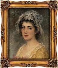 8x10 Vintage Style Picture Frame - Antique Ornate Baroque Motif Picture Frame