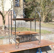 Bremshey DINETT Servierwagen, Beistelltisch, Midcentury, Chrom