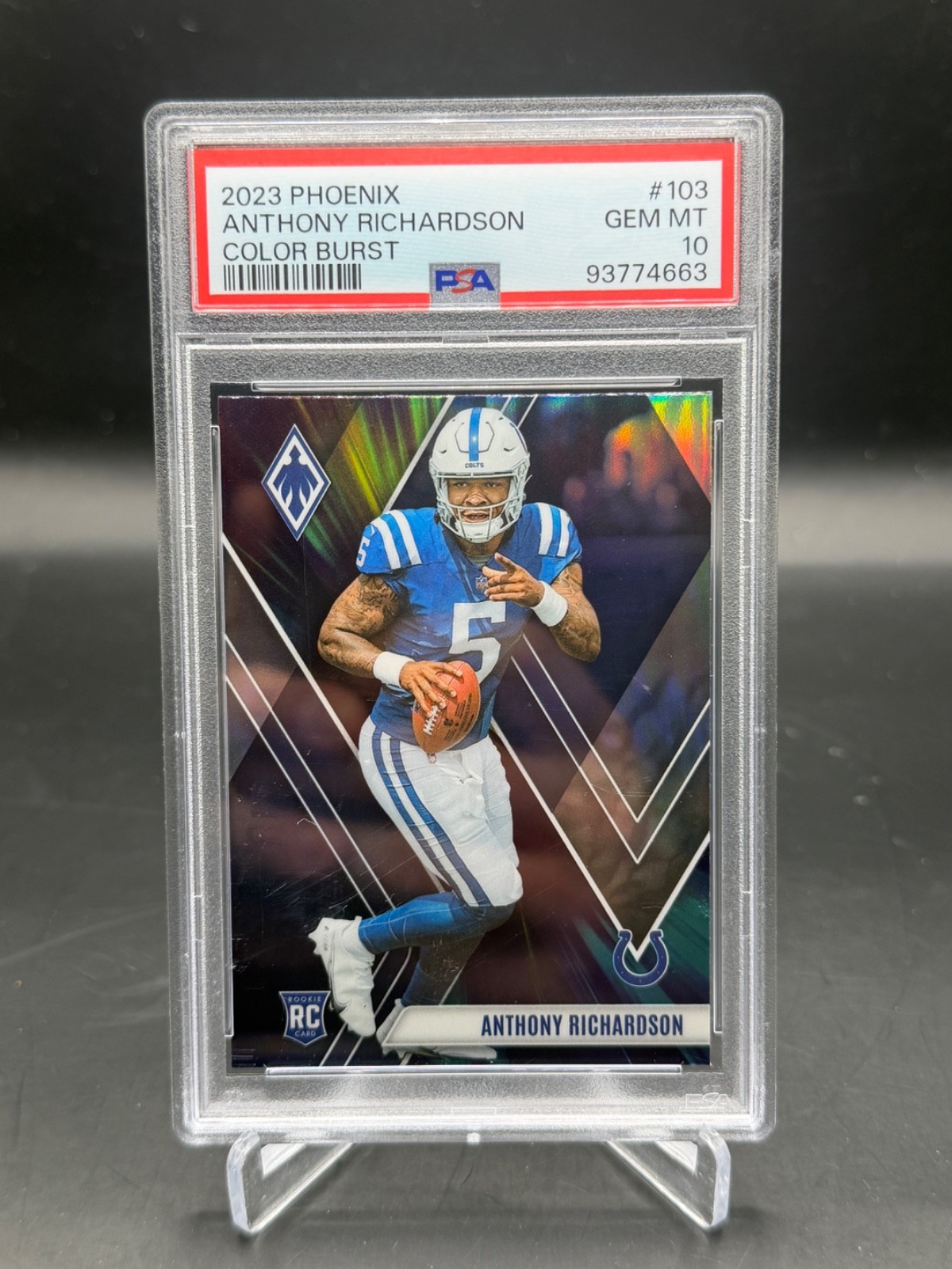 Anthony Richardson Panini Phoenix #103 Color Burst